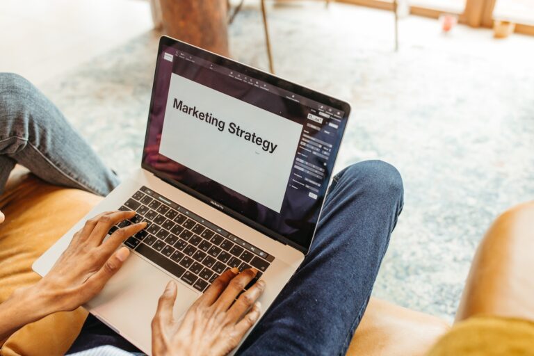 Person Using a Laptop